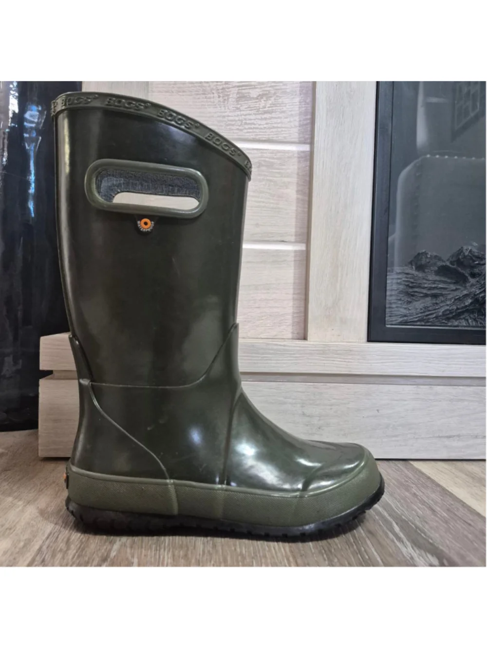 BOGS Rain Boots Green  Size 1
